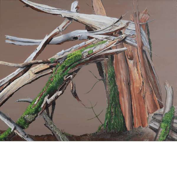 Waldszene <br><a href="https://kun-st-international.de/artist/thiel-klaudia/" target="_blank" rel="noopener noreferrer">Künstlerprofil Klaudia Thiel</a>