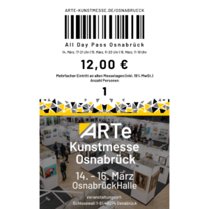 Tickets ARTe Kunstmesse Osnabrück