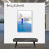 Betty Schmidt | Die Frau in Blau | 120 x 80 cm