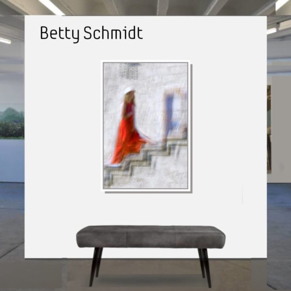 Betty Schmidt | Die Frau in Rot | 120 x 80 cm